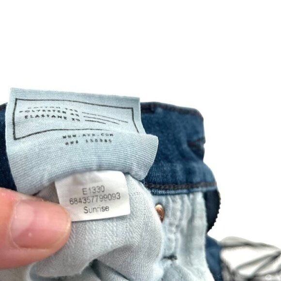 AYR The Chiller Mid-Rise Skinny Jeans Sunrise Blue Medium Wash size 26 - Picture 10 of 10